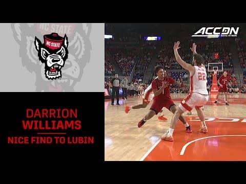 NC State's Darrion Williams Nice Find For A Ven-Allen Lupin Dunk