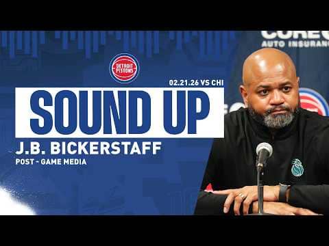 Post-Game Press Conference: J.B. Bickerstaff | Pistons vs. Bulls | 02.21.26