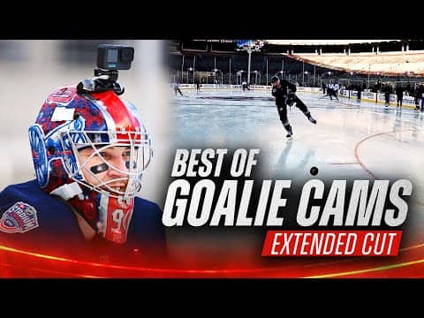 Goalie GoPro Extended Cut from 2025 NHL Stadium Series 🎥 #NHLGoalieWeek