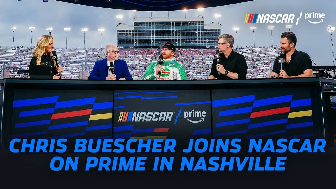 Chris Buescher joins the show and gets autograph revenge on Dale Jr. cards | NASCAR on Prime