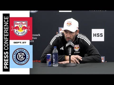 Sandro Schwarz | Postmatch Press Conference | New York Red Bulls vs. New York City FC