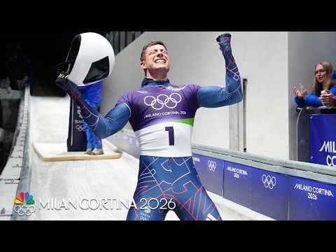 Matt Weston dominates his way to FIRST skeleton gold for Team GB | Winter Olympics 2026 | NBC Sports