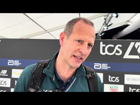 2026 London Marathon Elite Athlete Coordinator Spencer Barden reacts to historic sub 2 hour run