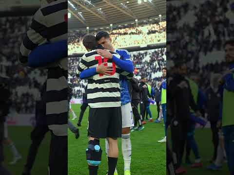 Kenan Yildiz and Alvaro Morata 🫂❤️ #juventus #shorts #football