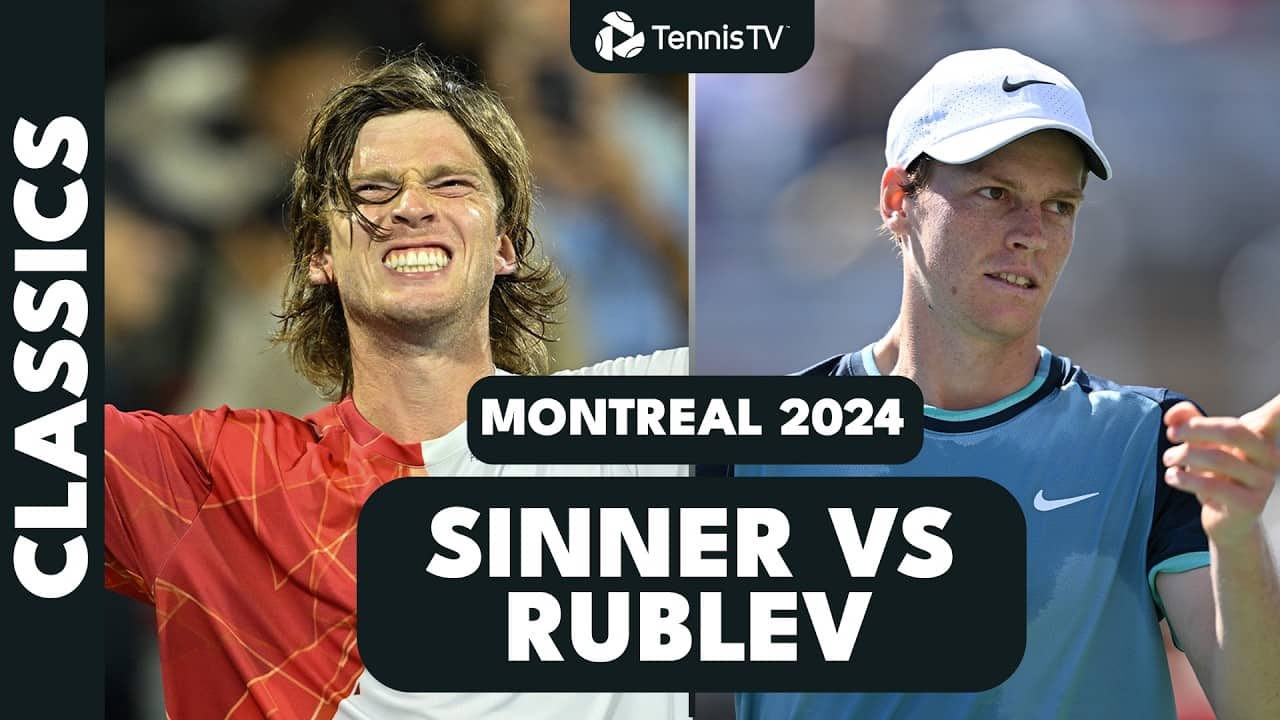 Dramatic Andrey Rublev vs Jannik Sinner CONDENSED Match 🥶 | Montreal 2024