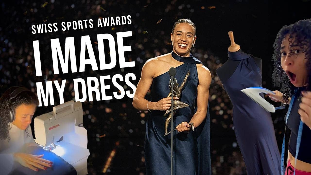 I Sewed My Dress for the Swiss Sports Awards