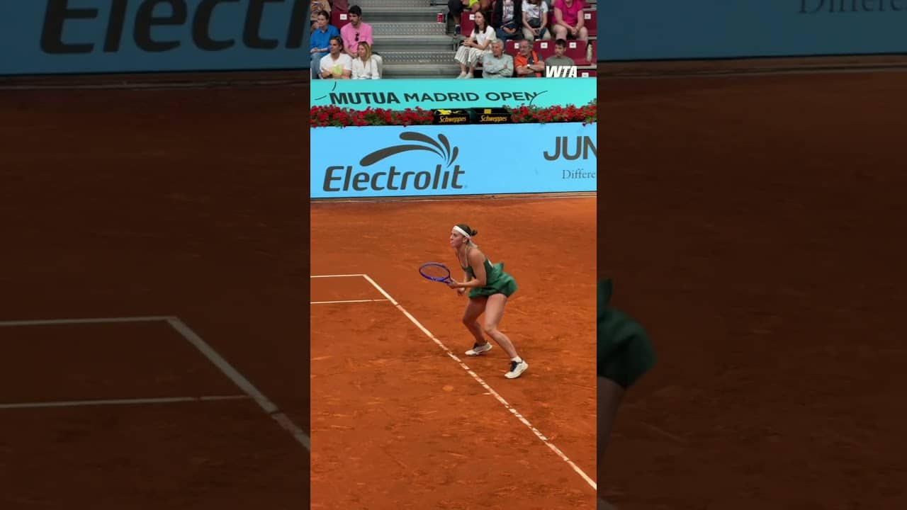 Marta Kostyuk seals the win over McNally in straight sets 👏 #wta #tennis #sports