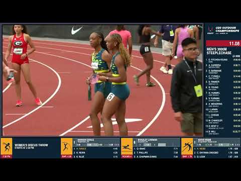 Mia Maxwell Wins U20 Women's 100m | Maxwell Twins Go 1-2 | USATF U20 Championships
