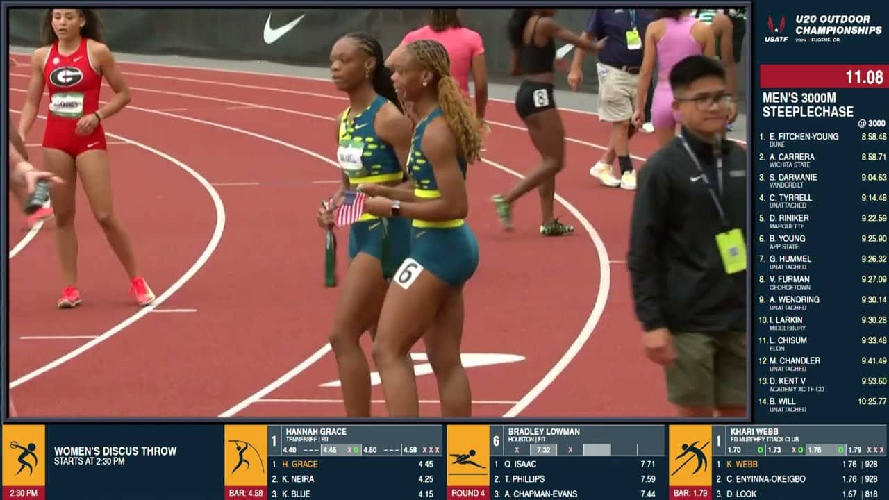 Mia Maxwell Wins U20 Women's 100m | Maxwell Twins Go 1-2 | USATF U20 Championships