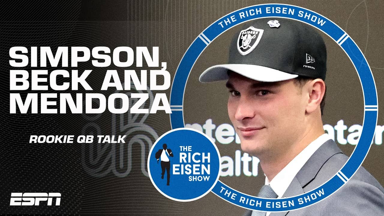 How Ty Simpson, Carson Beck & Fernando Mendoza will develop w/ their new teams | The Rich Eisen Show