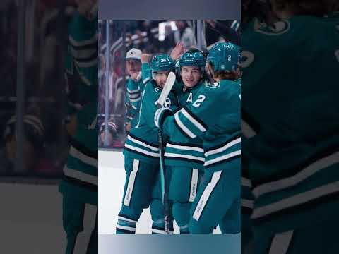 Macklin Celebrini rewrites Sharks history.  #hockey #nhl #macklincelebrini