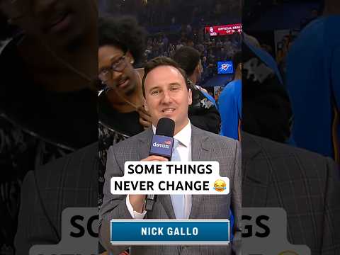 The Thunder are back to messing with Nick Gallo 😂