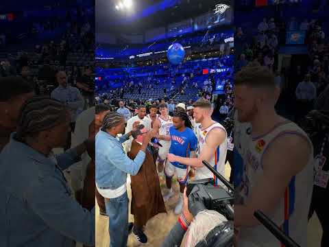 The squad joins Cason Wallace and Nick Gallo after tonight’s win 🤝