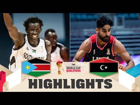 South Sudan 🇸🇸 v Libya 🇱🇾 | Highlights | FIBA Basketball World Cup 2027 African Qualifiers