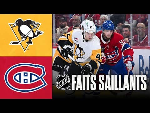 Penguins vs Canadiens | Match préparatoire 22/09/25 | Faits saillants