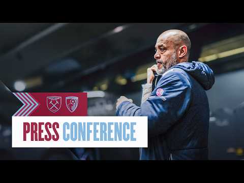 LIVE: Nuno Espírito Santo's Press Conference | West Ham v Bournemouth