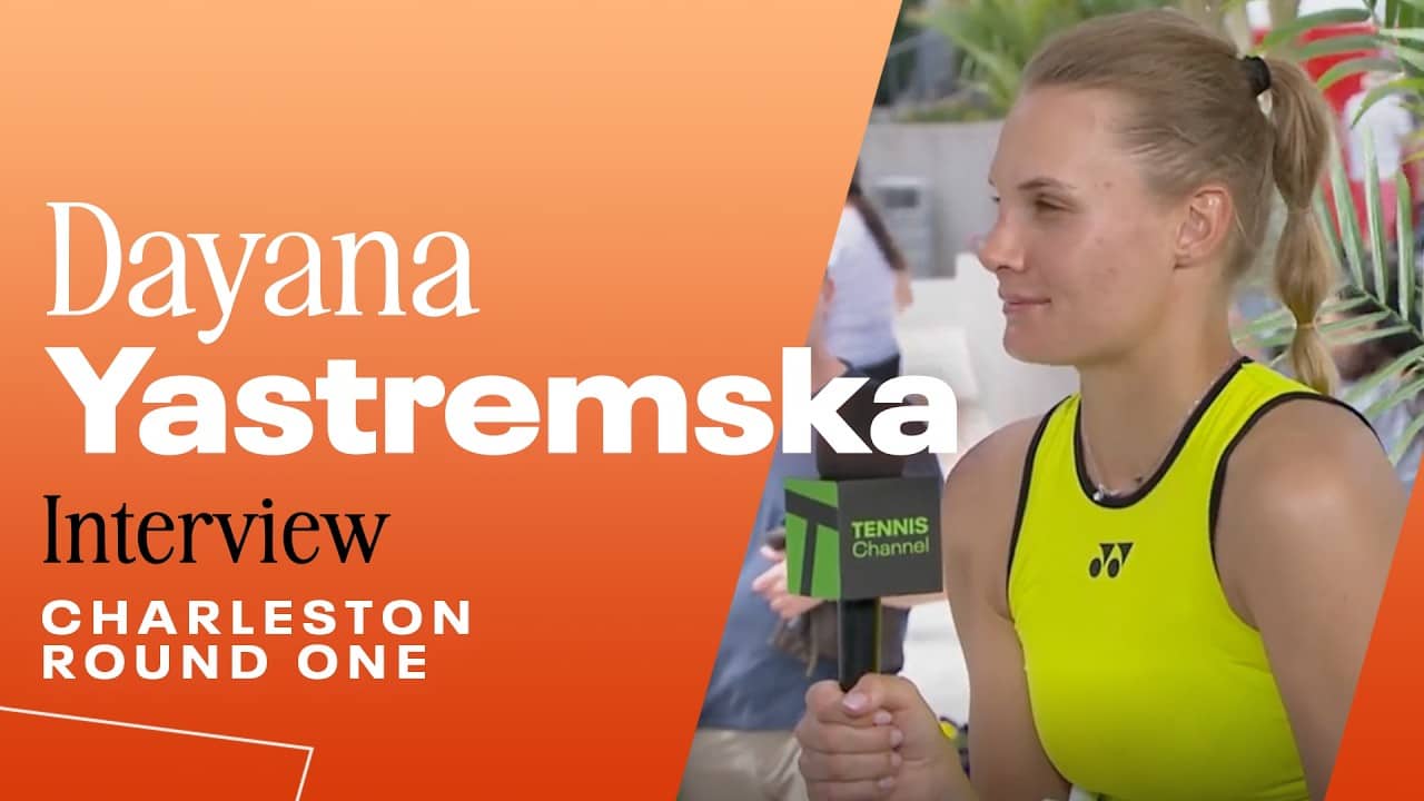 Dayana Yastremska on adapting to clay | 2026 Charleston