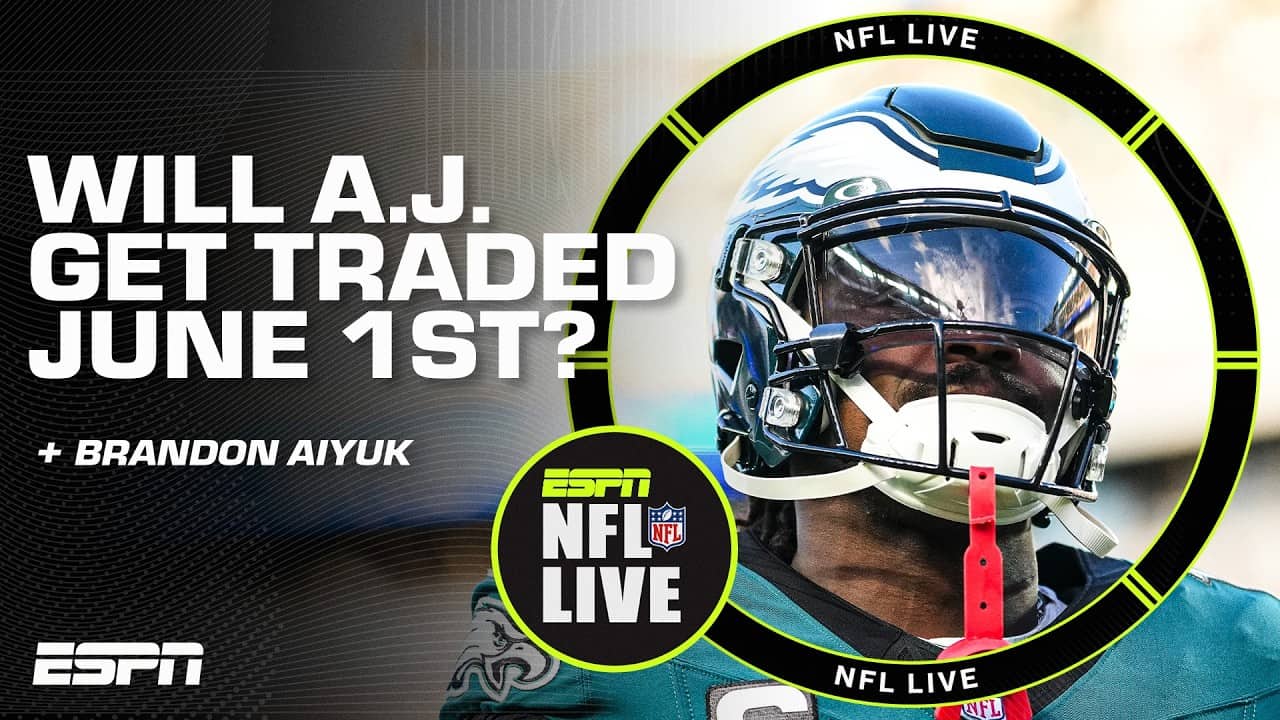 Could A.J. Brown and Brandon Aiyuk get traded soon? 👀 | NFL Live