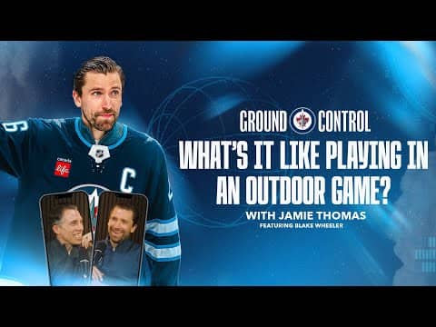 What's it like playing in an outdoor game with Blake Wheeler? | GROUND CONTROL PODCAST