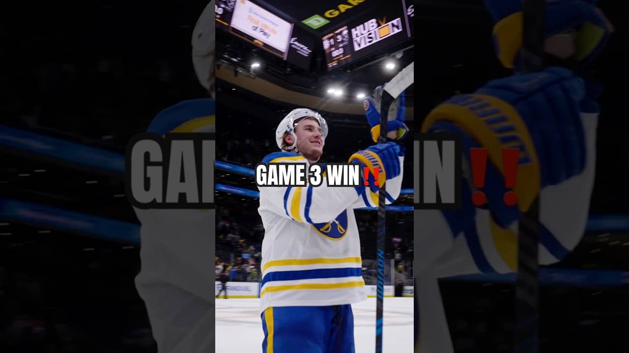 DUBS IN BOSTON! #nhl #hockey #stanleycup