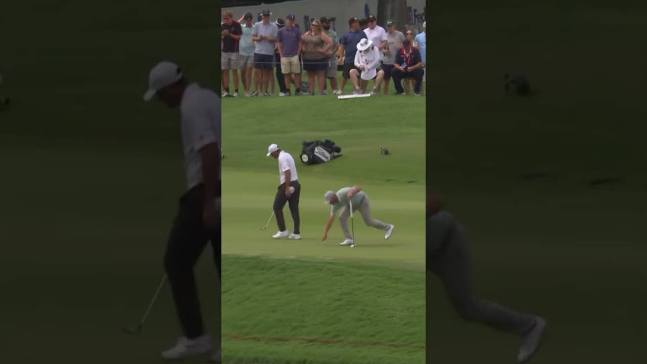 Wyndham Clark’s putter was HOT 🔥