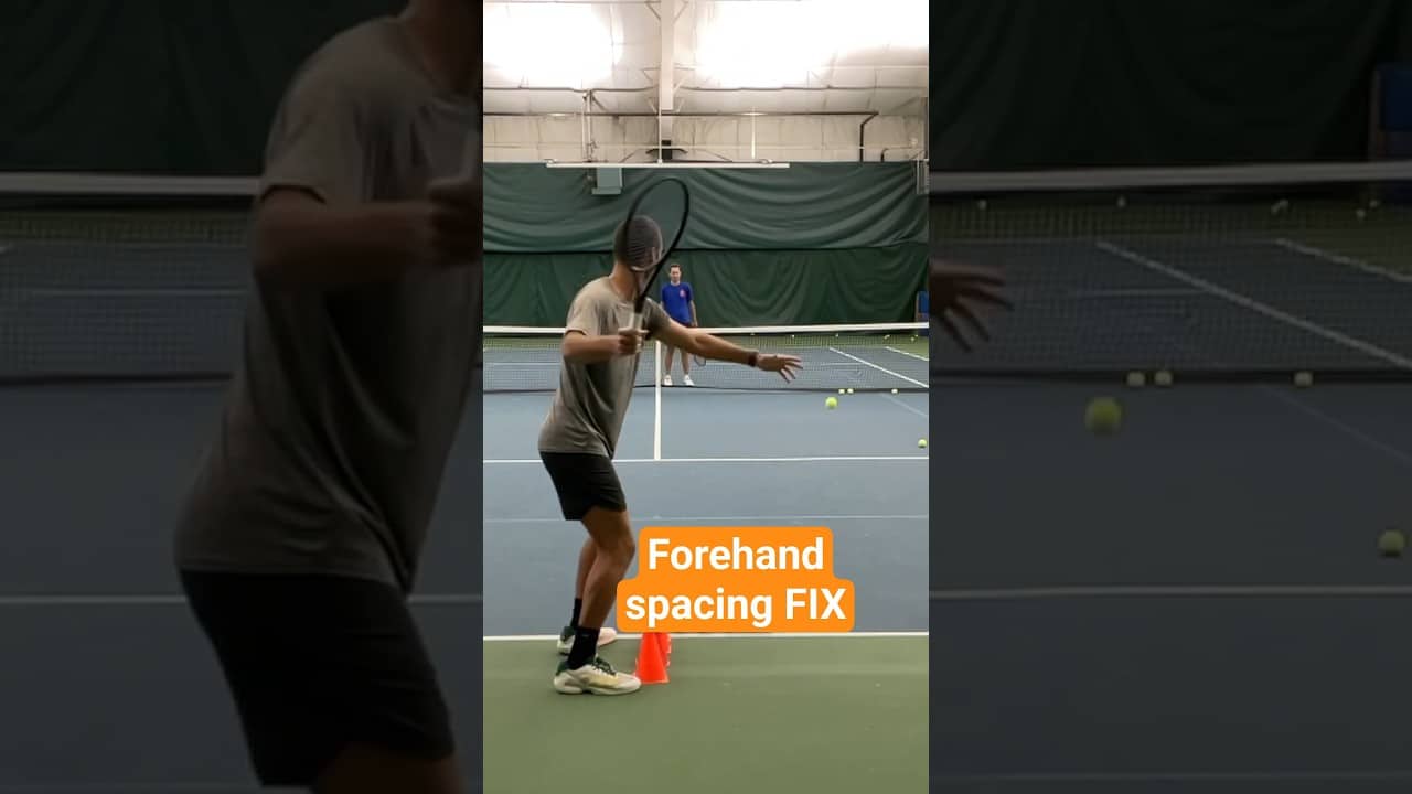 How to FIX your forehand spacing