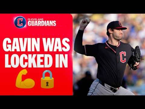 LIGHTS OUT for Gavin Williams! He blanks the Dodgers' lineup (10 strikeouts in 7 innings) 😮‍💨