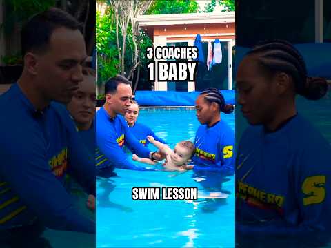 1 BABY AND 3 SWIM INSTRUCTORS