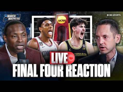 March Madness Final Four LIVE Reaction + National Championship Preview 🍿🚨