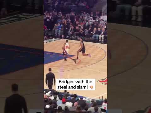 Big play from Bridges 😤