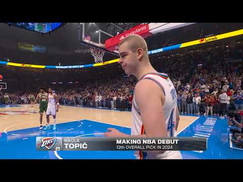 Nikola Topić Receives A Standing Ovation In OKC Debut 👏 | February 12, 2026