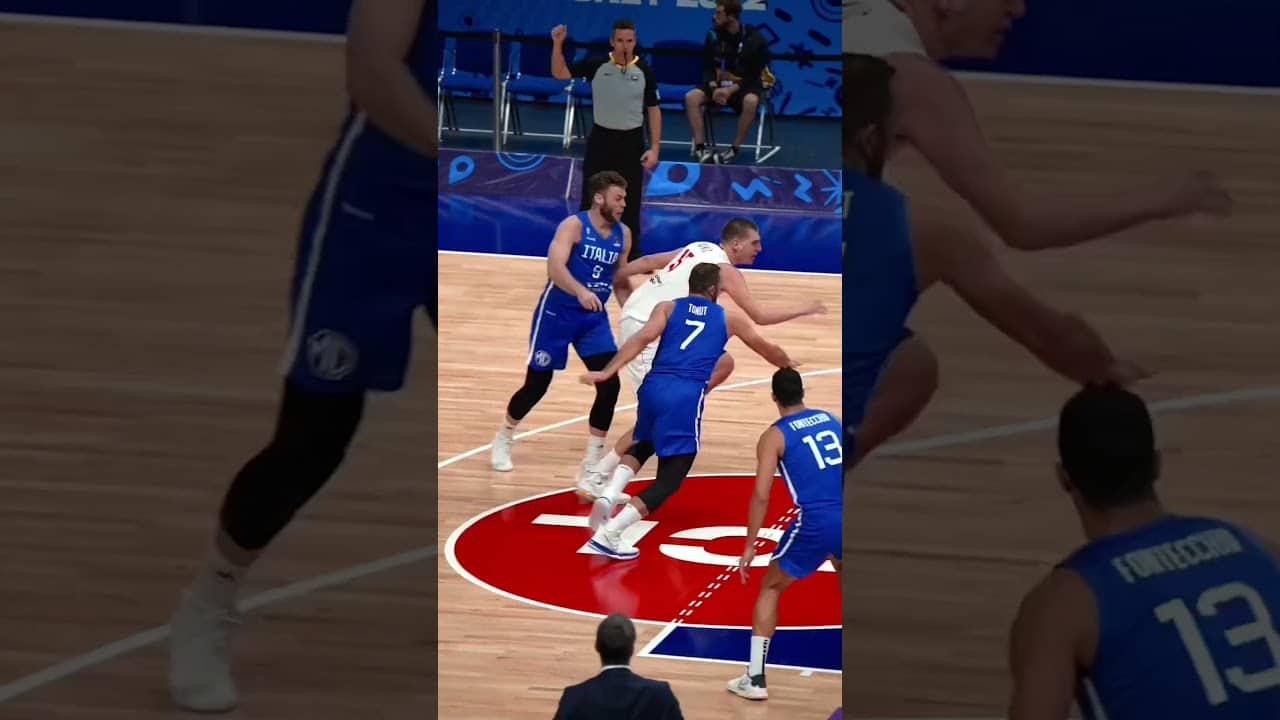 Would the shot clock get an assist? 😂 #EuroBasket