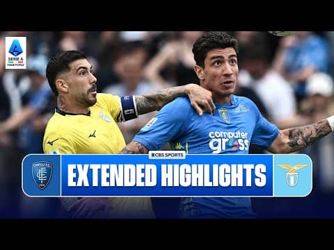 Empoli vs. Lazio: Extended Highlights | Serie A | CBS Sports Golazo