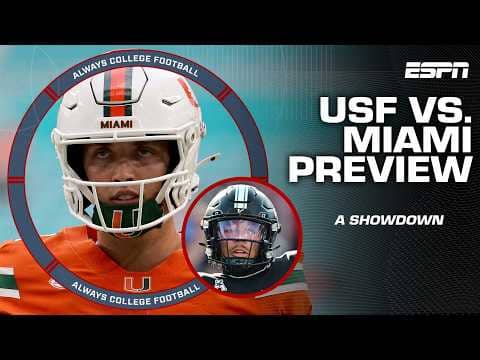 A SHOWDOWN 👀 USF vs. Miami PREVIEW | Always College Football