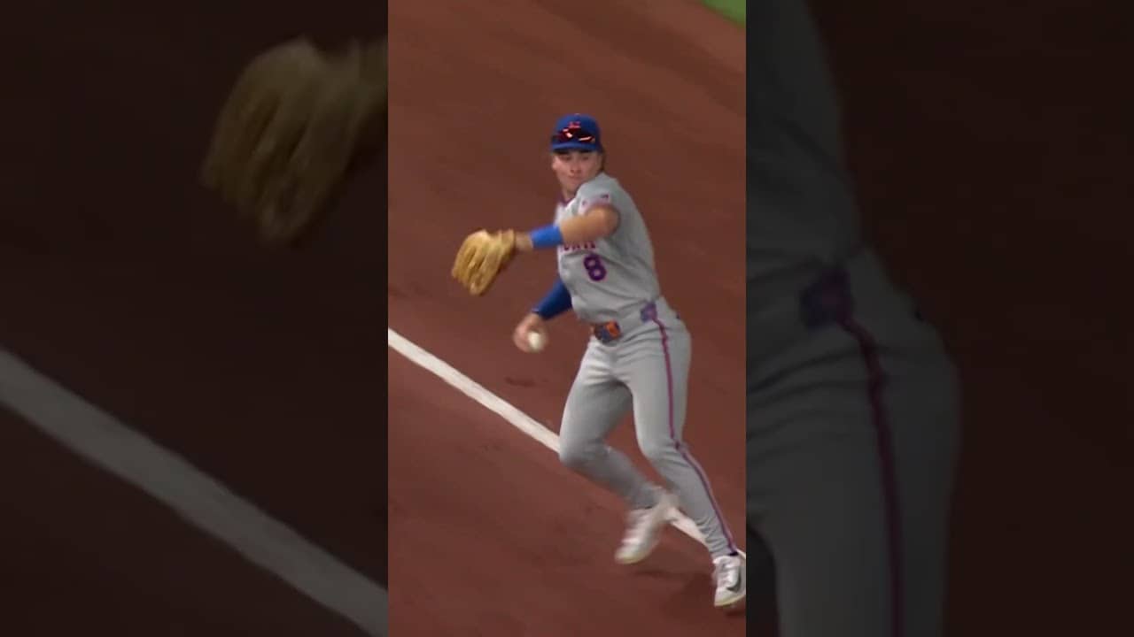 Nick Morabito makes an UNREAL catch in his MLB debut 😳