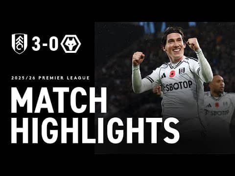 HIGHLIGHTS | Fulham 3-0 Wolves | Scintillating goals from Sessegnon and Wilson