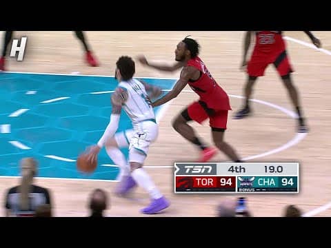 LaMelo & Quickley GOING AT IT 😱 EPIC ENDING - Raptors vs Hornets