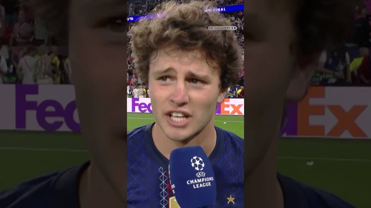 João Neves says PSG "deserved" UCL final win | CBS Sports Golazo