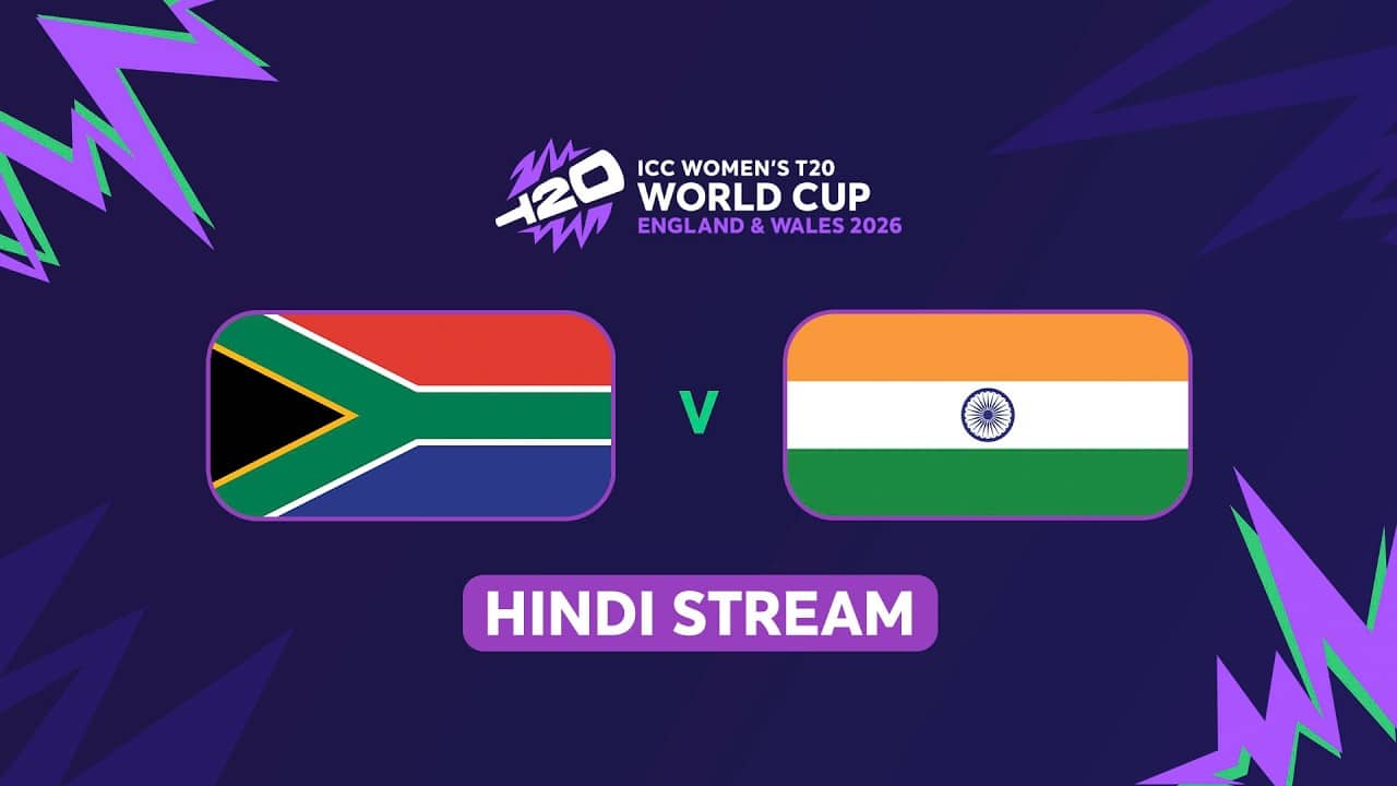 ICC Women's T20 World Cup 2026: South Africa vs India(Hindi) #t20worldcup