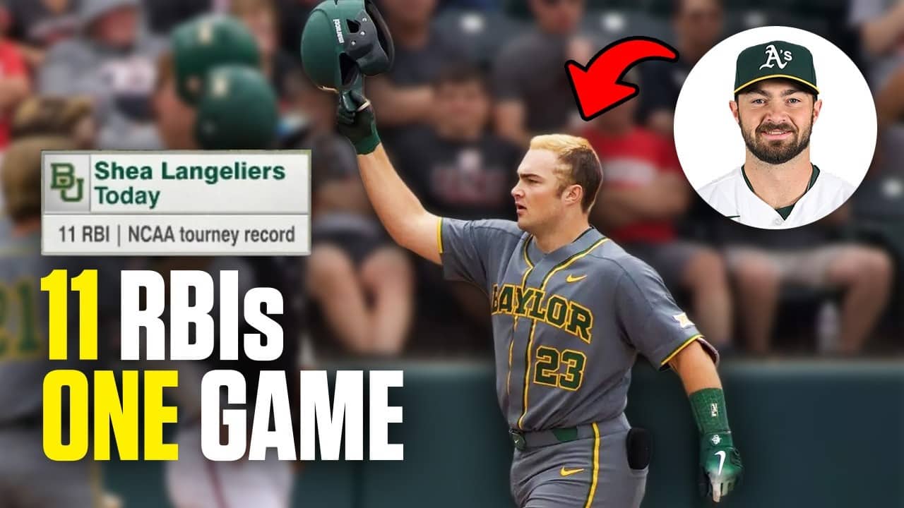 Every full at-bat from Shea Langeliers record-breaking 11 RBI performance at Baylor