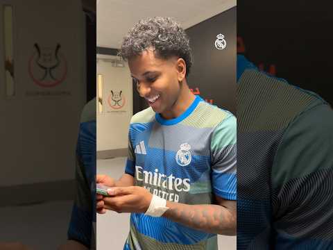 🎁 An early birthday present for #Rodrygo! #superSupercopa #RealMadrid