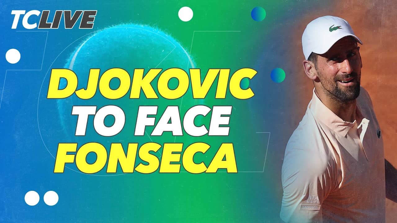 Novak Djokovic vs Joao Fonseca Roland Garros 3rd Round Preview | TC Live