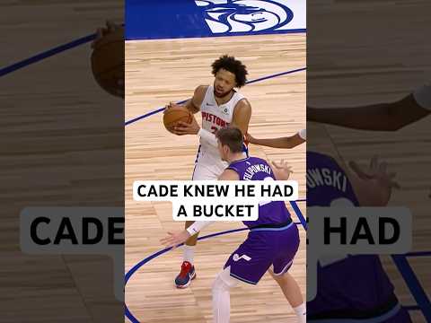 Cade told his teammate to clear out so he could go to work