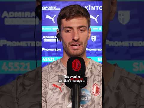 Gabbia: "Two points dropped" | #ParmaMilan | #shorts