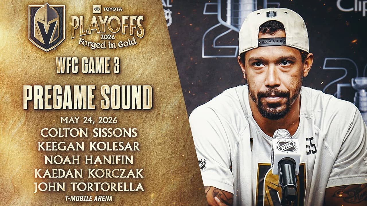 🎥 WCF Game 3 PREGAME SOUND: Sissons, Kolesar, Hanifin, Korczak & Tortorella