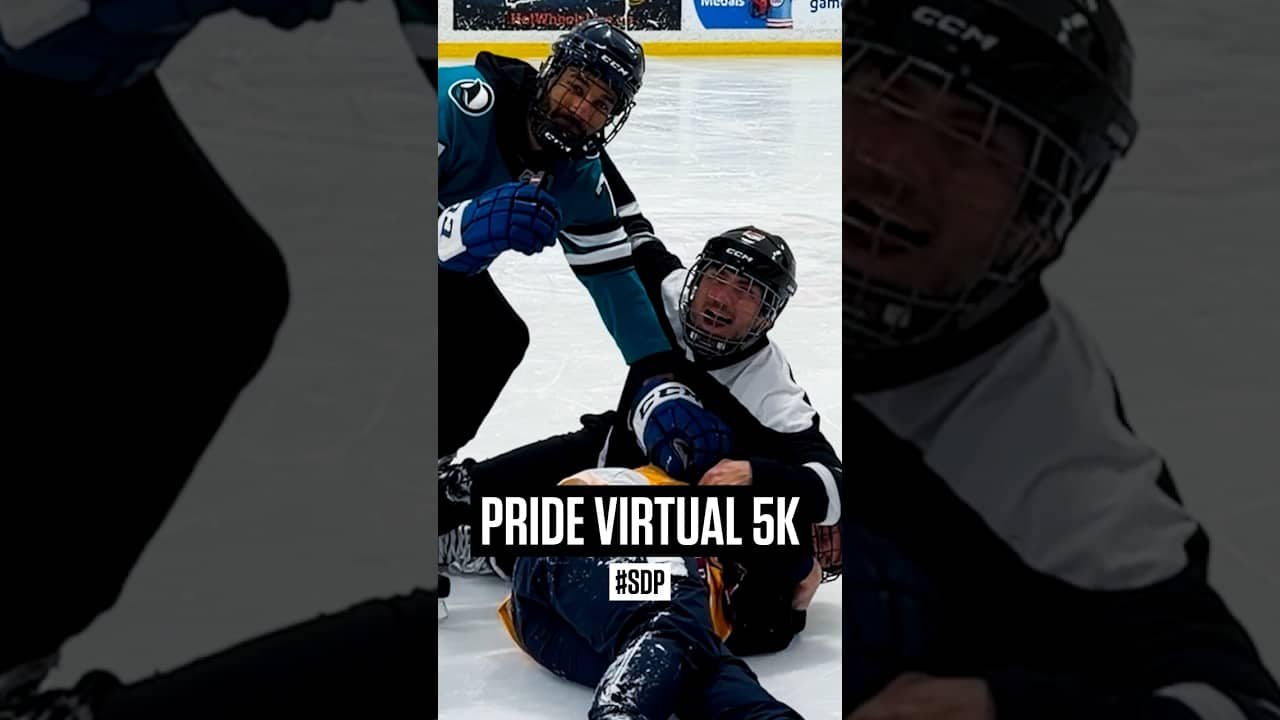 Happy Pride! The #SDP is back at it for another Get REAL Virtual 5K! 🏒🌈