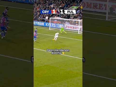 Dean Henderson In The 91st Minute 😱