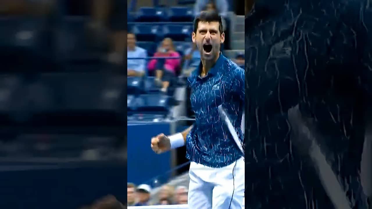 Djokovic ROARS after this point! 🦁