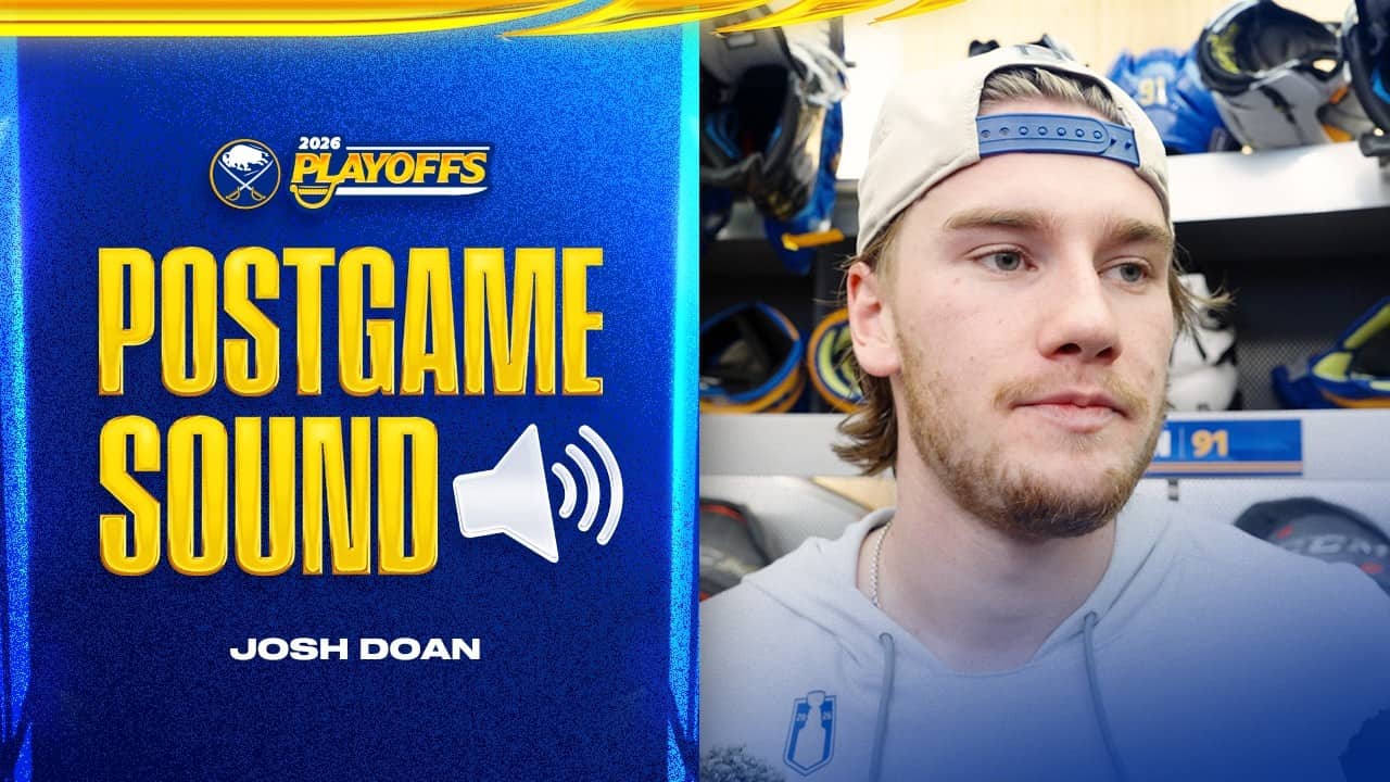 "Got The Building On Their Feet" | Josh Doan After 4-2 Win Over Canadiens In Game 1 | Buffalo Sabres