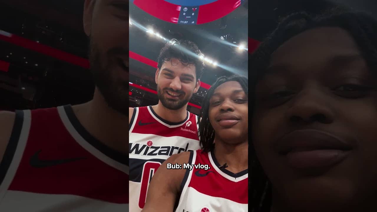 Bub vlogs: team photo edition 🤳 #vlog #photoshoot #bubcarrington #nba #shorts